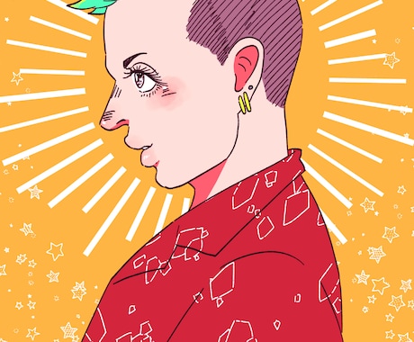 ポップで可愛いイラストやアイコンを描きます SNSなどのアイコンにどうぞ！似顔絵も対応出来ます イメージ1
