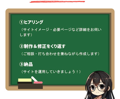 安さとデザイン☆集客力を重視したHPを作ります ～基本の機能はもちろん、お客様を惹きつけるサイトを作ろう♪～ イメージ2