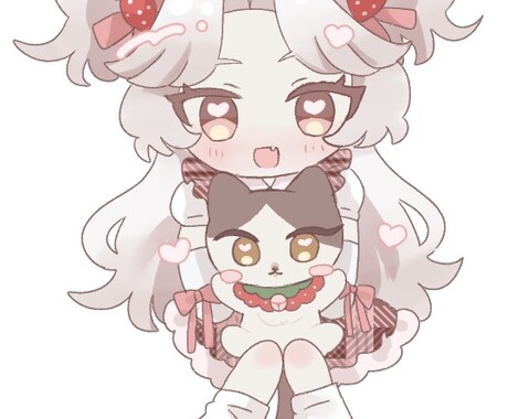 SDキャラ描きます 等身低めの可愛いぷにっとしたイラストが得意です。 イメージ2