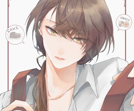 SNS等にご使用いただけるイラストの制作をします ふわふわとしたキレイめのイラストを制作致します。 イメージ1