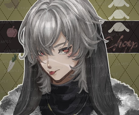 雰囲気のあるSNSアイコンを制作します ご希望に合わせて制作。通常3日でお届けします イメージ1