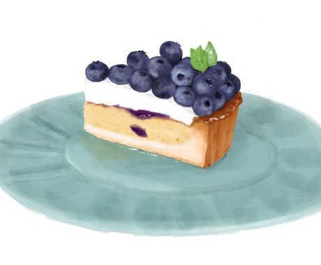 食べ物飲み物のイラストを作成します メニューやWebサイトなどに！ イメージ1