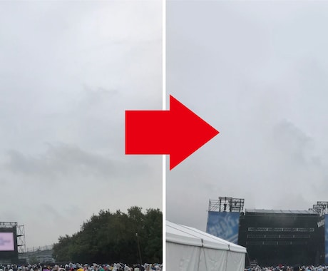 写真加工します 邪魔な柱や映り込んでしまった人物を消します！ イメージ2