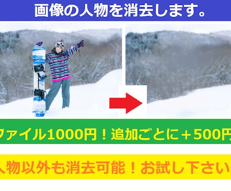 動画、画像の人物の背景を透過します 画像の背景以外の消去も可能です！ イメージ2