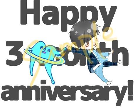 アイコン、推しのイラスト描きます オリジナルイラストで推しアピ&お祝い イメージ2
