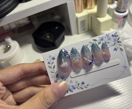 爪先から美しいネイルチップを作ります イメージ1