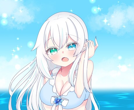 IRIAMの立ち絵作成致します 透明感のあるかわいい女の子を作成致します！ イメージ2