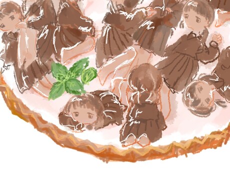 ふわふわした少女描きます 用途に合わせてオリジナルイラストお描きします イメージ2