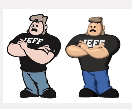 あなたの絵を3D立体にします あなただけの立体キャラクターを作成します イメージ2