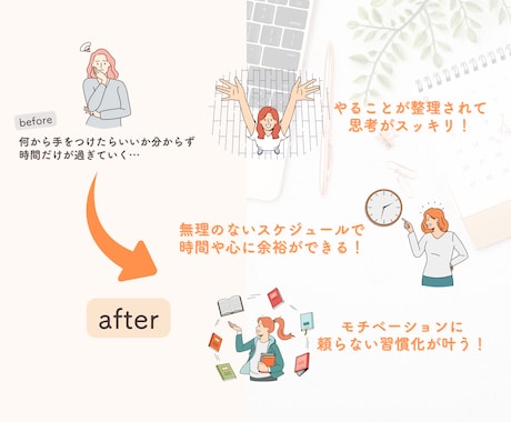 やりたいことを叶える「時間」を整えます 学び・習慣化・チャレンジを自分のペースで無理なく進めたい方へ イメージ2