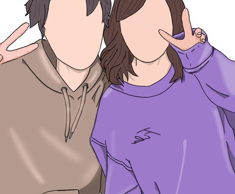 思い出の写真をイラストにします イメージ1
