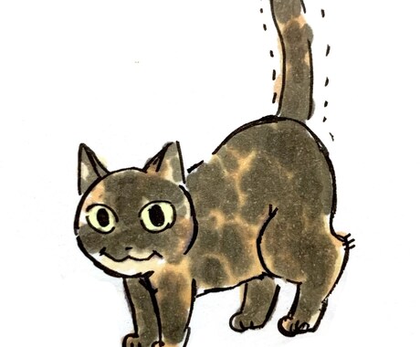 アナログでペットの似顔絵お描きします ミニ色紙(3枚)にアナログでペットの似顔絵お描きします！！ イメージ2