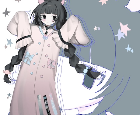 厚塗りでのイラストを描きます SNSアイコン、1枚絵、記念絵等幅広くおまかせください♩ イメージ1