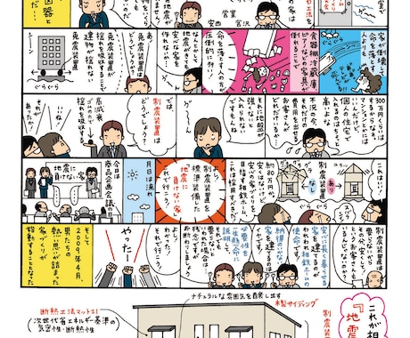 ついつい読んじゃうマンガチラシを制作します 丁寧なやり取りで初発注も安心。一貫制作でスピーティー＆低予算 イメージ2