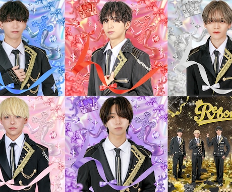 アイドル(メンズも!)のアー写デザイン承ります 納期短縮！流行りの