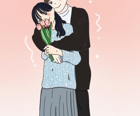 似顔絵をフルオーダーで承ります 全身や顔だけ、胴より上などご対応させていただきます！ イメージ1