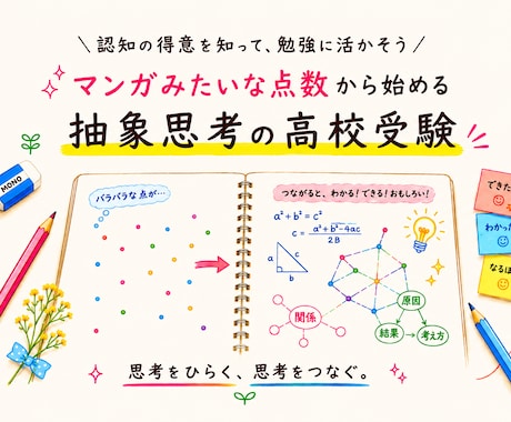 点数が伸びない子の高校受験をサポートします ＼マンガみたいな点数から始める／ イメージ1