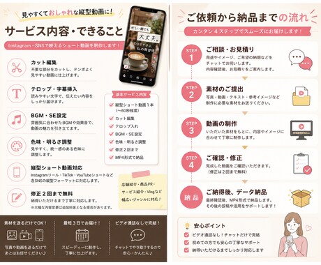 SNS用ショート動画を制作します 素材を送るだけ！見やすい縦型動画に仕上げます イメージ2