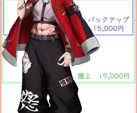 商用利用可・配信やTRPGで使える立ち絵描きます あなたが一番求めるキャラ作ります イメージ2