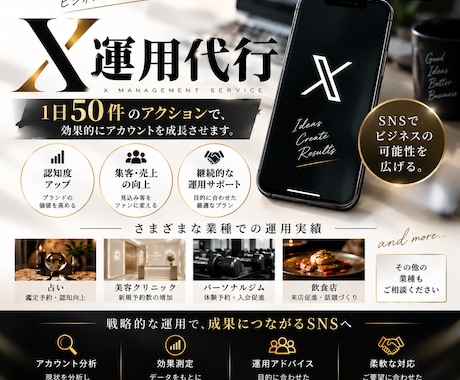 Xの運用代行を致します イメージ1