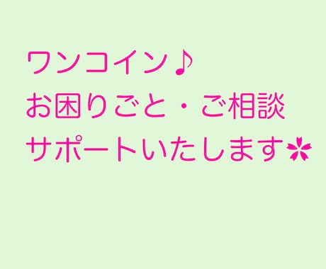 ワンコインから♪お困りごとサポートいたします 身近なちょっとした便利屋さんとしてご利用ください★ イメージ1