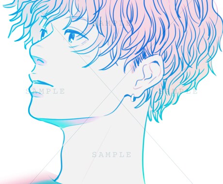 アンニュイ×クールな人物イラストを描きます アイコン・似顔絵・表紙用等お気軽にご相談ください＾＾ イメージ2