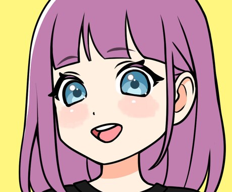 最短3日！お手軽価格でSNSアイコン描きます コスパ・スピード重視の方に★お試しの方にもおすすめです☆ イメージ1