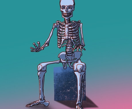 商用可!希望のポージングで骨格イラスト描きます 痒いところに手が届く骨格イラスト イメージ1