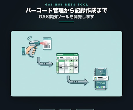 GAS・スプレッドシートで業務自動化します イメージ1
