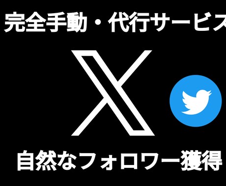 完全手動！X（旧Twitter）運用代行ます 【完全手動】毎日コツコツ作業代行で自然なフォロワー増加 イメージ1