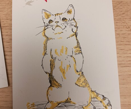 動物のイラスト描きます ボールペンを使用してあなたの好きな動物を描きます イメージ2