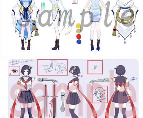 Live2Dイラストパーツ分けまでします 目を惹く可愛らしい表情のLive2Dイラストを制作します！ イメージ2