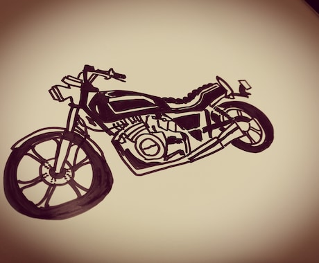 バイクのイラスト描きます 自分の愛車やバイク好きな人へのプレゼントに イメージ2