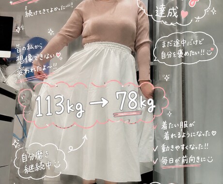 ダイエットの悩み相談・食事サポートします 無理なく続けられるダイエットを一緒に考えます イメージ2