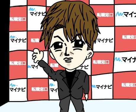 プレゼントやアイコンに♪かわいい似顔絵作成します かわいいキャラを似顔絵作成★アイコンやプレゼントにもぴったり イメージ2