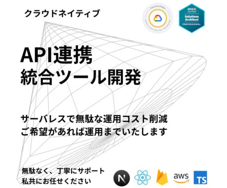 NextJsでAPI統合・連携ツール開発します 複数の公開APIを“一つ”に集約、圧倒的業務効率を実現 イメージ1