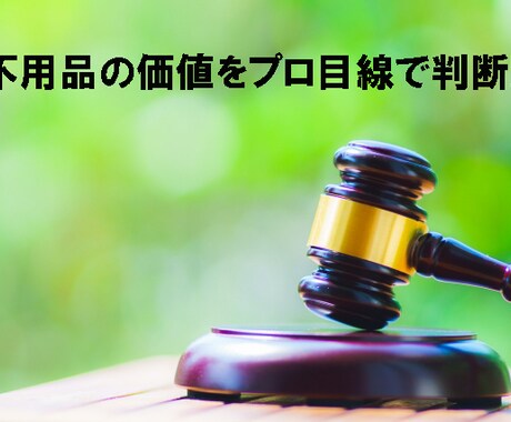 写真で簡単！不用品など価値をプロ目線で判断します イメージ1