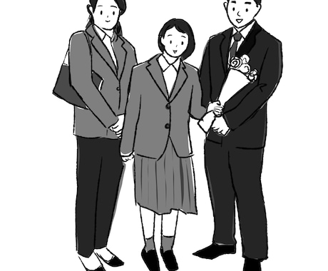 大切なご家族の「今」を、似顔絵に残します 手描きならではの温もりで ご家族の思い出を丁寧に描きます。 イメージ2