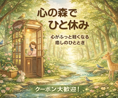 心がふっと軽くなる時間✨ジャンル幅広く聞きます 子育て、恋愛、人生相談など、なんでも話せる安心の時間をご提供 イメージ1