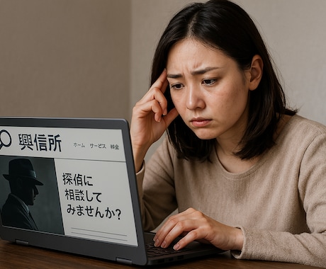 調査を頼むべきか判断します 調査のプロ経験者が冷静に整理します イメージ1