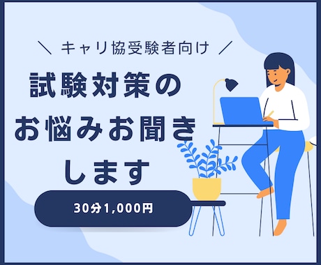 キャリアコンサルタント試験の相談にのります 【キャリ協受験の方へ】行き詰まっている、気分転換したい方へ イメージ1