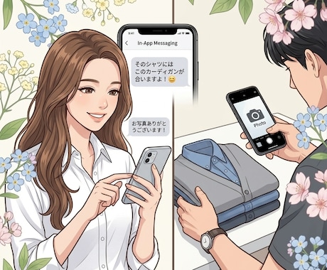 服コーデなと相談のります なんでもお気軽に相談してみてください イメージ1