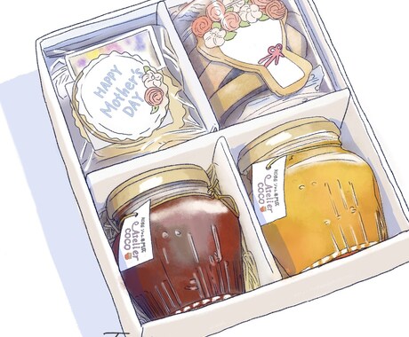 フードイラストレーション、作成いたします 現物(写真)に忠実に、美味しそうに、スタイリッシュに! イメージ2
