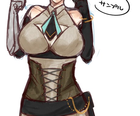 20代男女の立ち絵・全身イラスト描きます TRPGや自創作のキャラクターをデザインいたします！ イメージ2