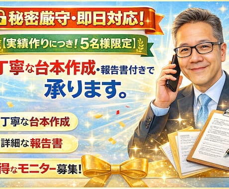 言いにくい電話、丸投げOK！秘密厳守します 謝罪・退職・休暇・お断り・キャンセル電話､全て対応します。 イメージ2