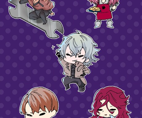 キュート＆やんちゃなミニキャラ描きます 即納可！3000円以上でミニキャラ1点プレゼント！ イメージ1