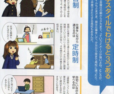 企業向けマンガチラシ制作します！ イメージ1