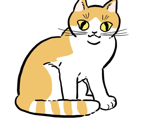 シンプルでポップな動物・ペットのイラスト描きます アイコンやグッズにどうぞ！味のある線画イラスト イメージ2