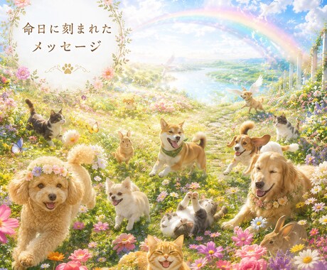命日に刻まれたペットのメッセージをお届けします あの子がなぜその日を選んで旅立ったのか読み解きます イメージ1