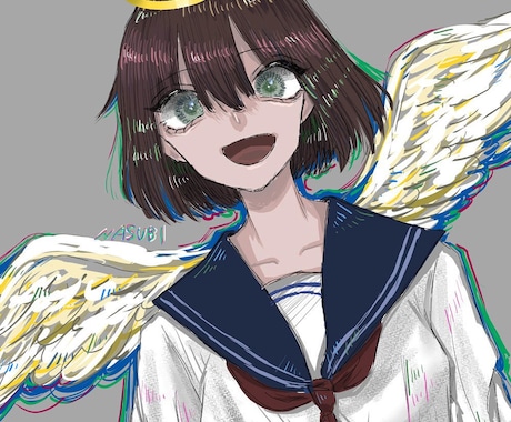 SNSアイコンお描き致します 腐、夢可能です！最速3日以内納品も可能です！ イメージ1